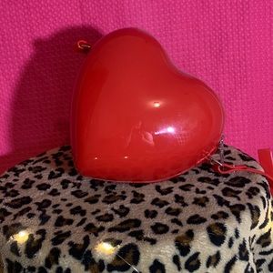 Dolls kill rubber red heart purse